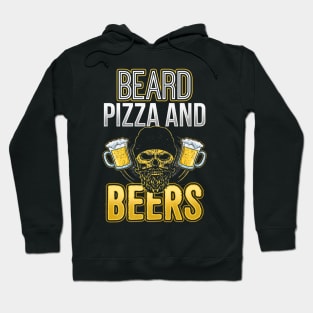 Beard Pizza Beer Hoodie